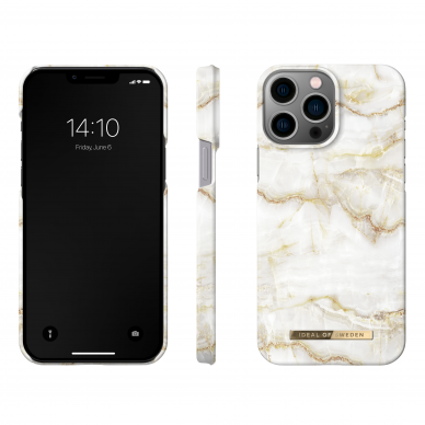 iPhone 13 PRO MAX/12 PRO MAX iDeal Of Sweden nugarėlė Golden Pearl Marble 1