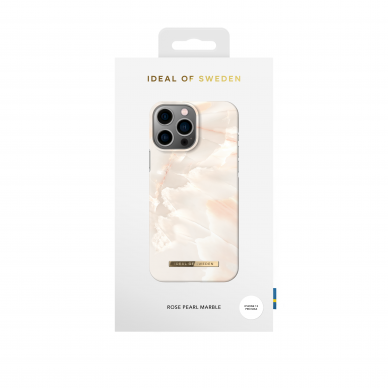 iPhone 13 PRO MAX/12 PRO MAX iDeal Of Sweden nugarėlė Rose Pearl Marble 2