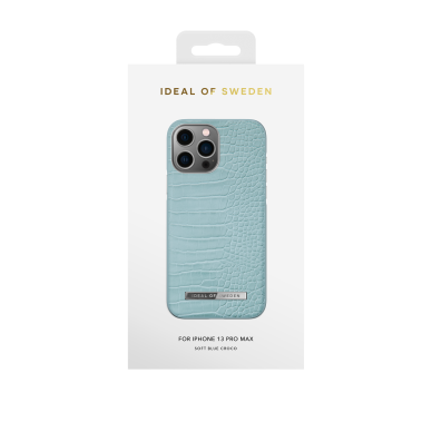 iPhone 13 PRO MAX/12 PRO MAX iDeal Of Sweden nugarėlė Soft Blue Croco 1