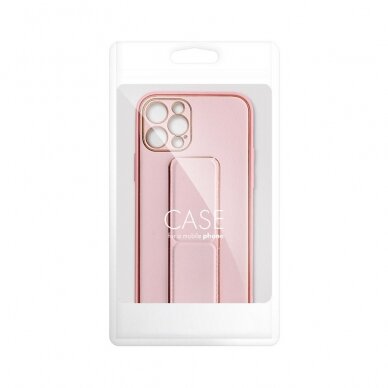 iPhone 13 PRO rožinė SULADA LEATHER STAND nugarėlė 8