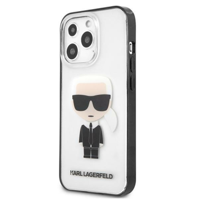 iPhone 13 PRO skaidri KARL LAGERFELD nugarėlė KLHCP13LHIKCK 1