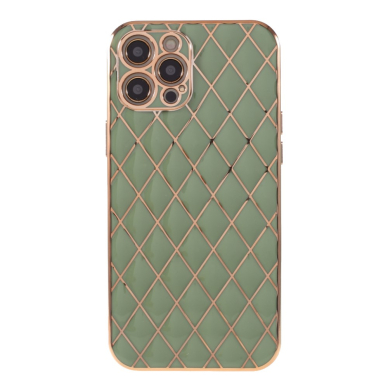 iPhone 13 PRO šviesiai žalia SULADA RHOMBUS nugarėlė 1