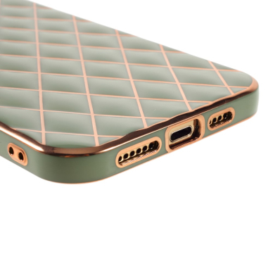 iPhone 13 PRO šviesiai žalia SULADA RHOMBUS nugarėlė 4
