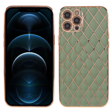 iPhone 13 PRO šviesiai žalia SULADA RHOMBUS nugarėlė