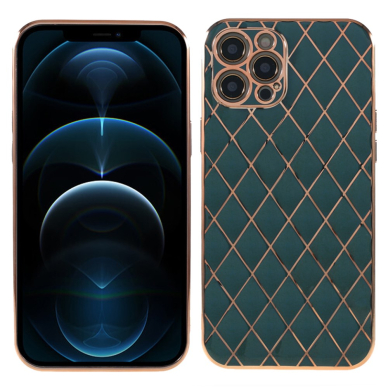 iPhone 13 PRO dark green SULADA RHOMBUS nugarėlė