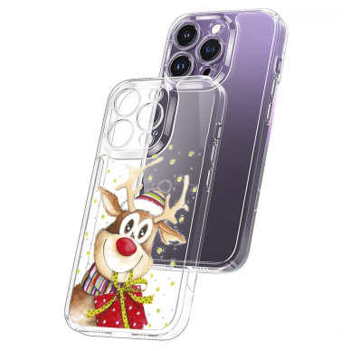iPhone 13 PRO Tracy clear nugarėlė Christmas Deer