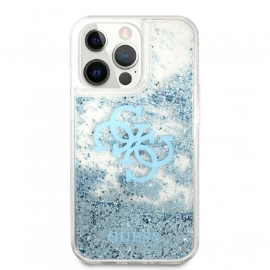 iPhone 13 PRO žydra GUESS nugarėlė GUHCP13LLG4GBL 3