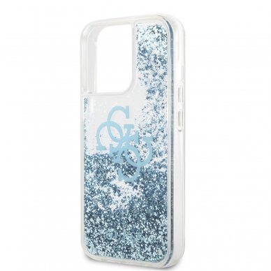 iPhone 13 PRO žydra GUESS nugarėlė GUHCP13LLG4GBL 5