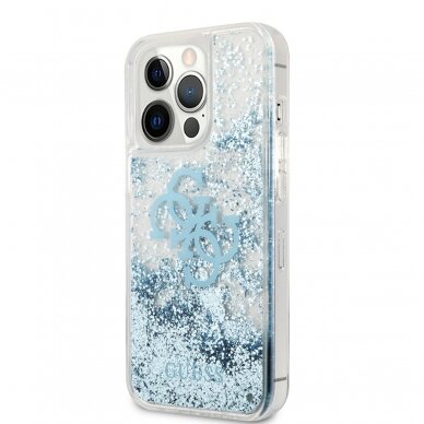 iPhone 13 PRO žydra GUESS nugarėlė GUHCP13LLG4GBL 2