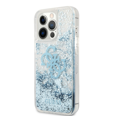 iPhone 13 PRO žydra GUESS nugarėlė GUHCP13LLG4GBL 2