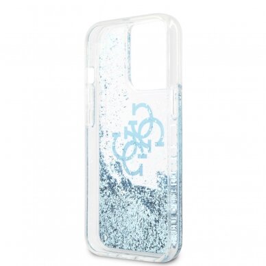 iPhone 13 PRO žydra GUESS nugarėlė GUHCP13LLG4GBL 6
