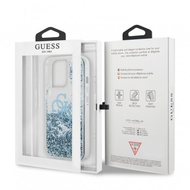 iPhone 13 PRO žydra GUESS nugarėlė GUHCP13LLG4GBL 7