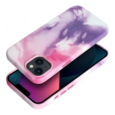 iPhone 13 purple splash MagLeather nugarėlė 1