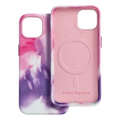 iPhone 13 purple splash MagLeather nugarėlė 5