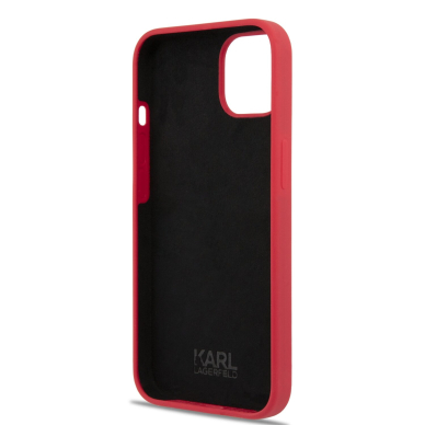 iPhone 13 raudona KARL LAGERFELD nugarėlė KLHCP13MSLCHRE 6