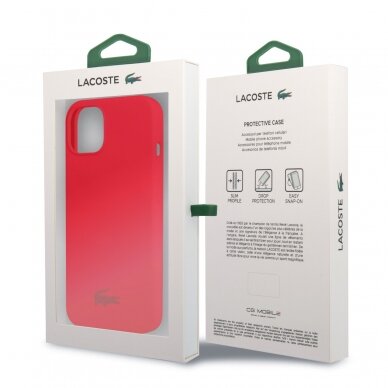 iPhone 13 raudona LACOSTE nugarėlė LCHCP13MSR 7