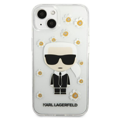 iPhone 13 skaidri KARL LAGERFELD nugarėlė KLHCP13MHFLT 2