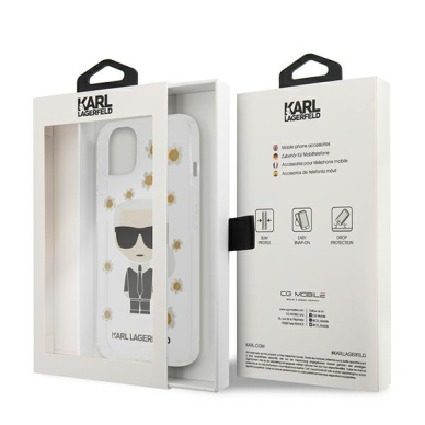 iPhone 13 skaidri KARL LAGERFELD nugarėlė KLHCP13MHFLT 7