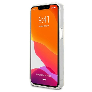 iPhone 13 skaidri-rožinė KARL LAGERFELD nugarėlė KLHCP13MCFNRCPI 4