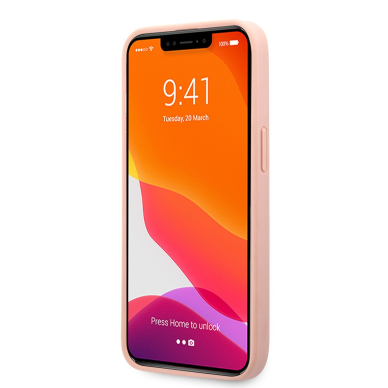 iPhone 13 šviesiai rožinė GUESS nugarėlė GUHCP13MPSASBPI 1