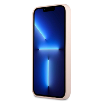 iPhone 13 šviesiai rožinė GUESS nugarėlė GUHCP13MS4LP 2