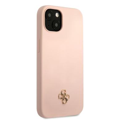 iPhone 13 šviesiai rožinė GUESS nugarėlė GUHCP13MS4LP 4