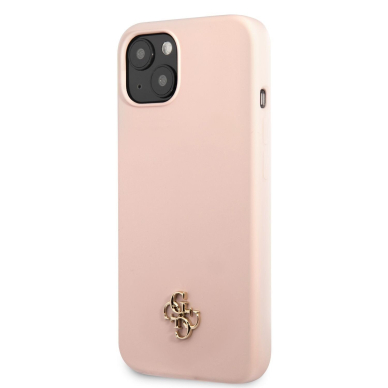 iPhone 13 šviesiai rožinė GUESS nugarėlė GUHCP13MS4LP 3