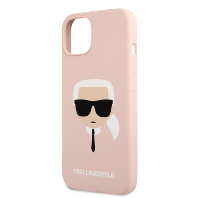 iPhone 13 šviesiai rožinė KARL LAGERFELD nugarėlė KLHCP13MSLKHLP 5