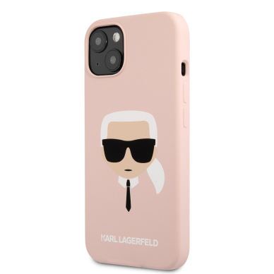 iPhone 13 šviesiai rožinė KARL LAGERFELD nugarėlė KLHCP13MSLKHLP 3