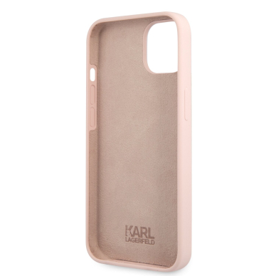 iPhone 13 šviesiai rožinė KARL LAGERFELD nugarėlė KLHCP13MSLKHLP 6