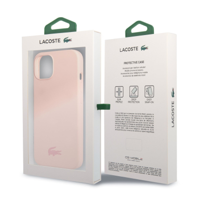 iPhone 13 šviesiai rožinė LACOSTE nugarėlė LCHCP13MSI 7