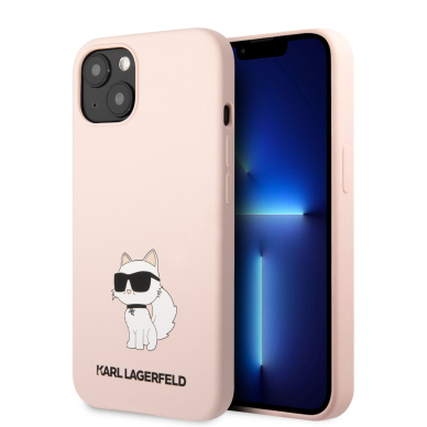 iPhone 13 šviesiai rožinė NFT KARL LAGERFELD nugarėlė iPhone 13 šviesiai rožinė NFT KARL LAGERFELD nugarėlė
