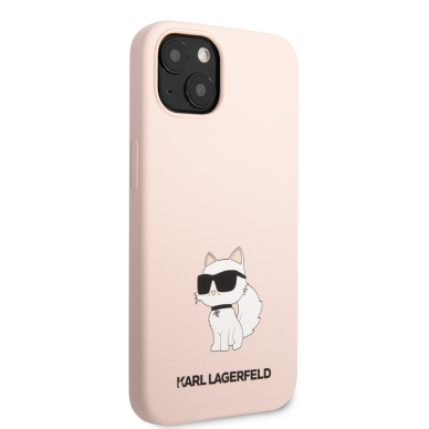 iPhone 13 šviesiai rožinė NFT KARL LAGERFELD nugarėlė KLHCP13MSNCHBCP 4