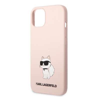 iPhone 13 šviesiai rožinė NFT KARL LAGERFELD nugarėlė KLHCP13MSNCHBCP 5