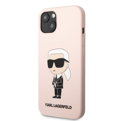 iPhone 13 šviesiai rožinė NFT KARL LAGERFELD nugarėlė 3