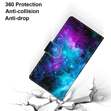 iPhone 13 Tracy fashion dėklas Purple Green Starry Sky 4