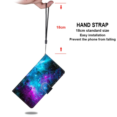 iPhone 13 Tracy fashion dėklas Purple Green Starry Sky 5