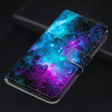 iPhone 13 Tracy fashion dėklas Purple Green Starry Sky 6