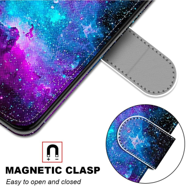 iPhone 13 Tracy fashion dėklas Purple Green Starry Sky 7