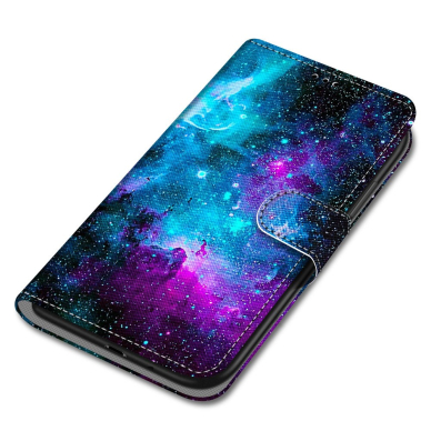 iPhone 13 Tracy fashion dėklas Purple Green Starry Sky 8