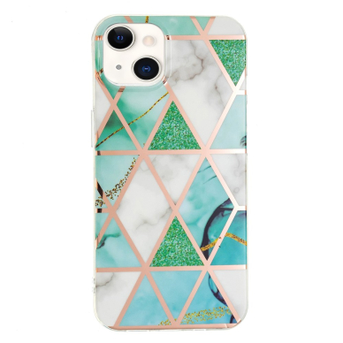 iPhone 13 Tracy nugarėlė Geometric marble green