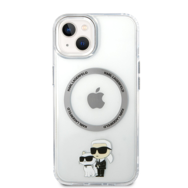 iPhone 13 transparent NFT Compatible Magsafe KARL LAGERFELD nugarėlė 3