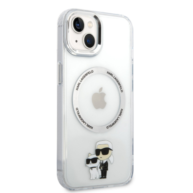 iPhone 13 transparent NFT Compatible Magsafe KARL LAGERFELD nugarėlė 4