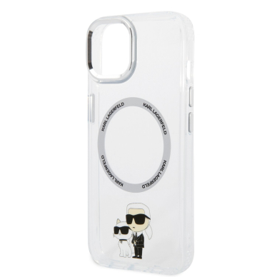 iPhone 13 transparent NFT Compatible Magsafe KARL LAGERFELD nugarėlė 5