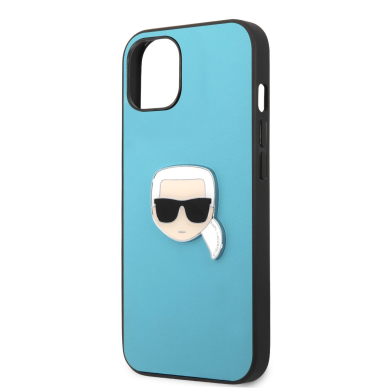 iPhone 13 žydra KARL LAGERFELD nugarėlė KLHCP13MPKMB 5