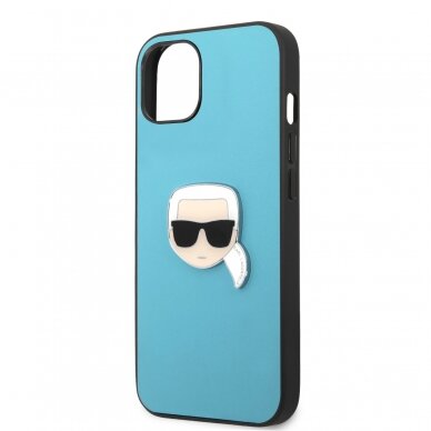 iPhone 13 žydra KARL LAGERFELD nugarėlė KLHCP13MPKMB 5