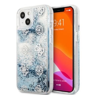 iPhone 13 žydra water GUESS nugarėlė GUHCP13MLGPEBL