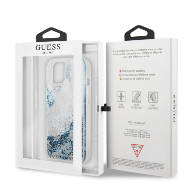 iPhone 13 žydra water GUESS nugarėlė GUHCP13MLGPEBL 7