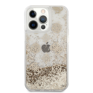 iPhone 13 PRO aukso sp. water GUESS nugarėlė GUHCP13LLGPEGO 3