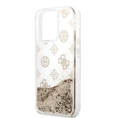 iPhone 13 PRO aukso sp. water GUESS nugarėlė GUHCP13LLGPEGO 5